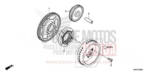 STARTING CLUTCH CB500XAN de 2022